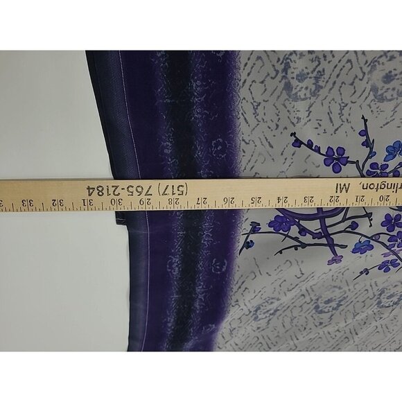 Chico's Design 100% Silk Tunic Women's Size Medium Mandarin Asian Design - Picture 6 of 6